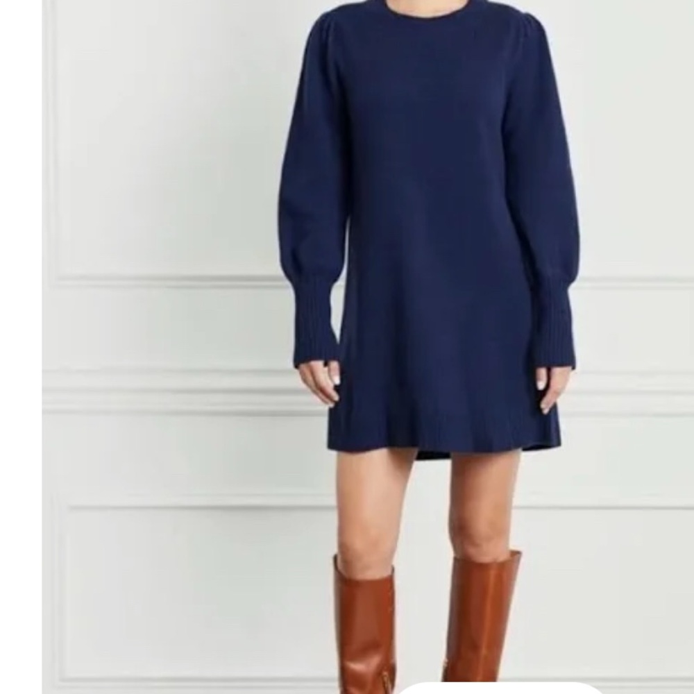 NWT Hill House Navy Long Sleeve Sylvie Sweater Dress